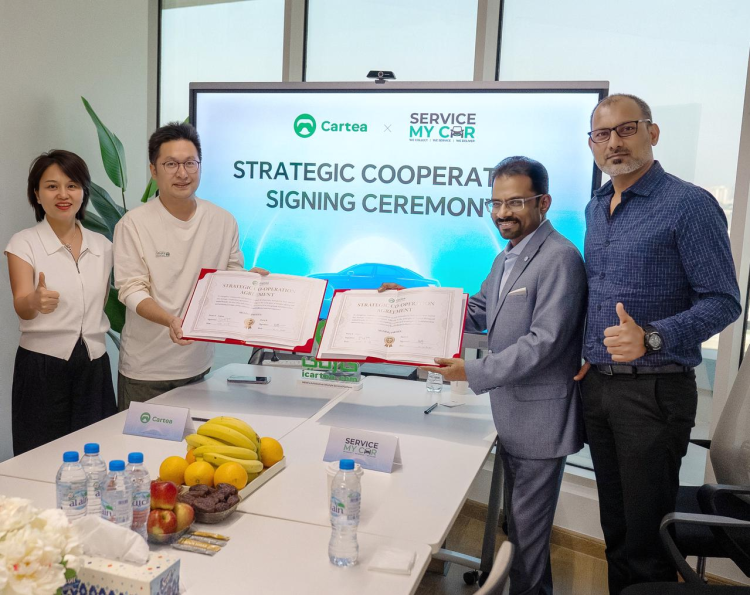 أعلنت “كارتي(CARTEA)” و”Service My Car” عن شراكة استراتيجية لبناء نظام بيئي موحّد لخدمات السيارات في الإمارات