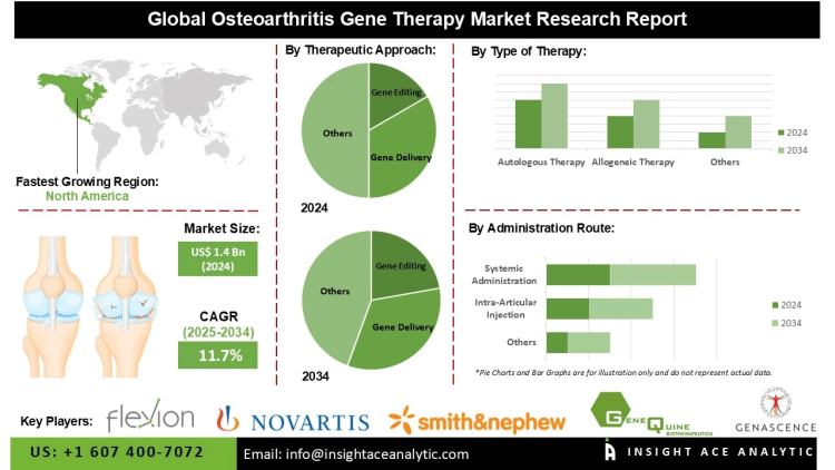 Osteoarthritis Gene Therapy Market Trends Highlighting Target Molecules Including Enzymes and MicroRNAs