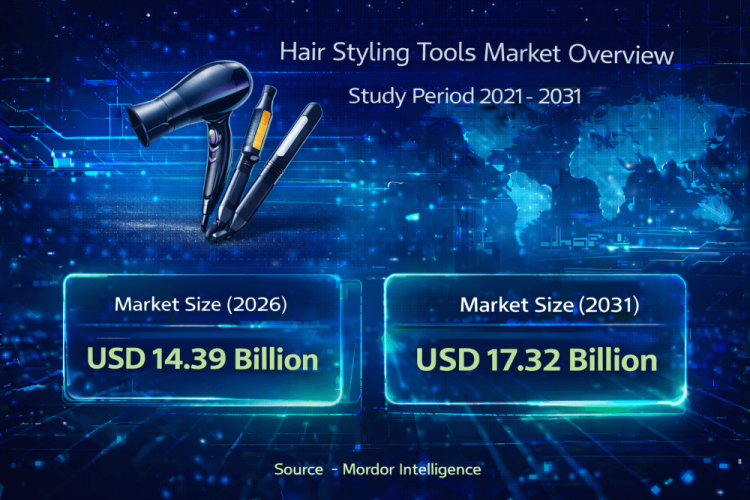 Hair Styling Tools Market Size to Reach USD 17.32 Billion by 2031 with Rising At-Home Grooming Trends