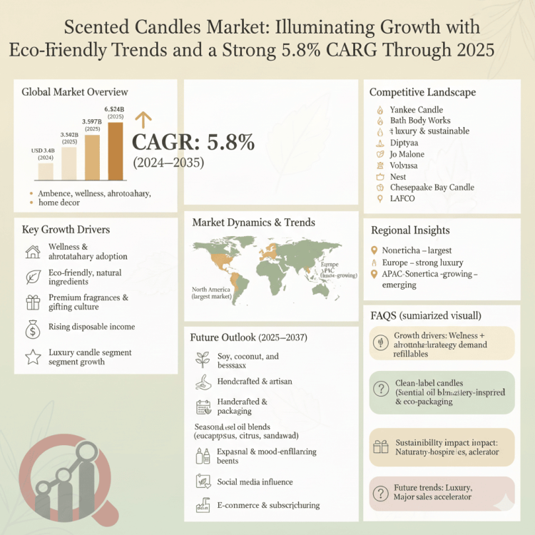 Scented Candles Market Battles 5.8% CAGR Amid Global Trade Tensions